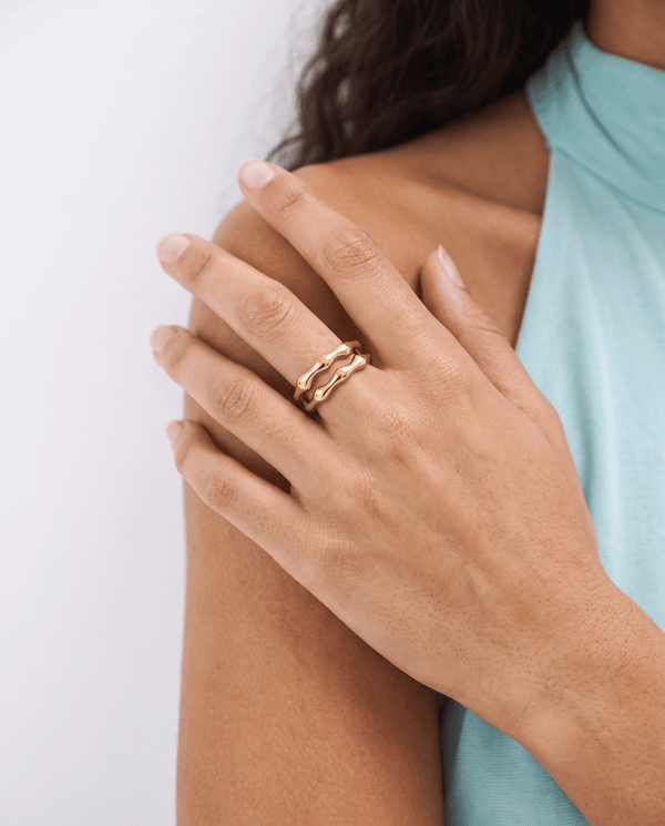 Zia ring - Opulaire - WATERPROOF jewelry - Adjustable -