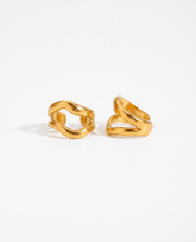 Ziya ear cuffs - Opulaire - WATERPROOF jewelry - Gold -